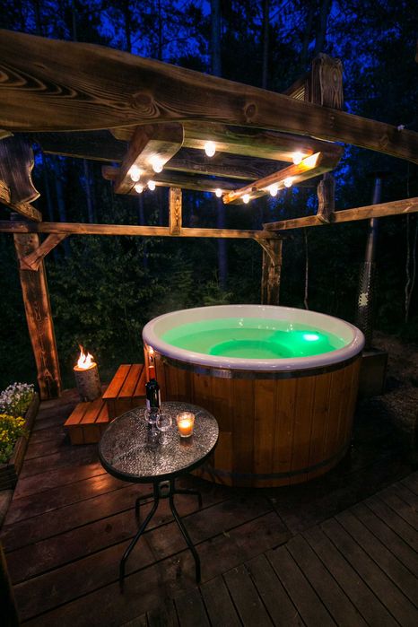 Domek SÓWKA w Lesie Jeziora BASEN Bilard Bania Sauna KASZUBY zapraszam