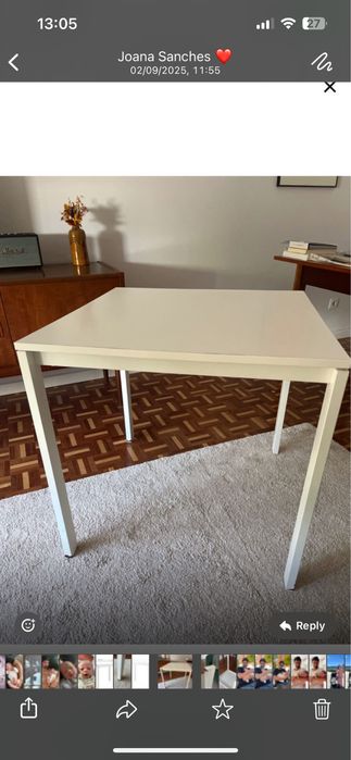 Mesa IKEA VIHALS 84/120x74