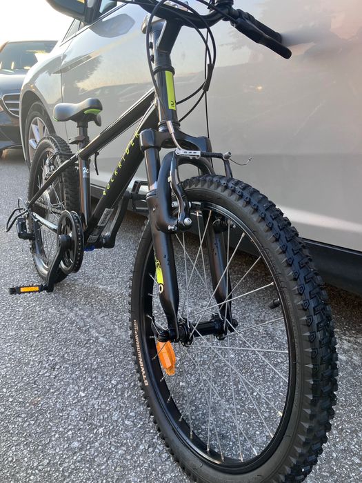 Bicicleta de Criança Preta Rockrider roda 20