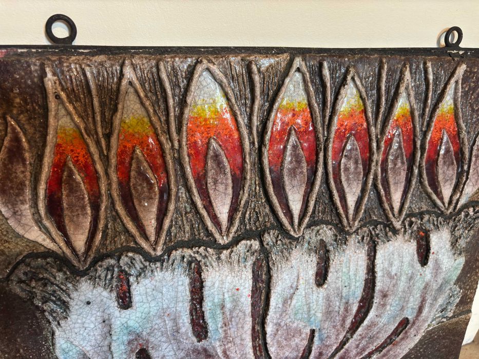 Ceramiczny kwiat, obraz autorstwa artysty ceramika Bolesława Książka