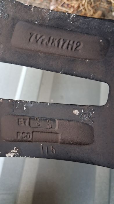 Koła felgi  aluminiowe zimowe 17   5×115   7,5 / ET 38 zimówki 225 55 17