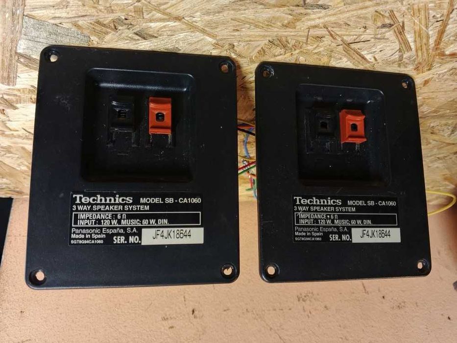 Zwrotnice + Terminale głośnikowe do kolumn TECHNICS SB-CA1060 /DIY