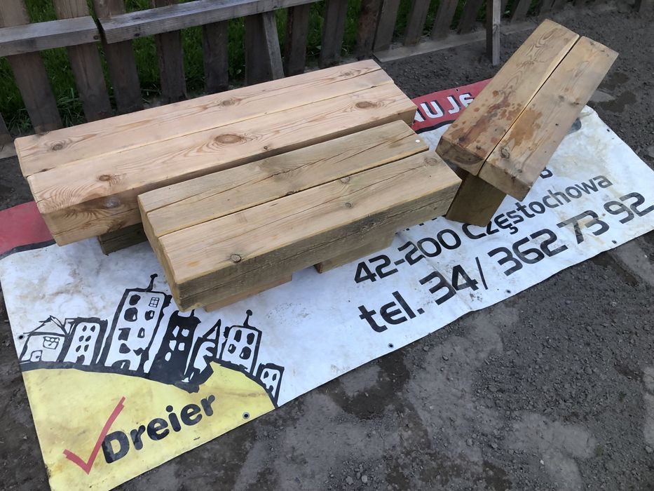 Sprzedam solidne ławeczki tarasowe/ogrodowe!