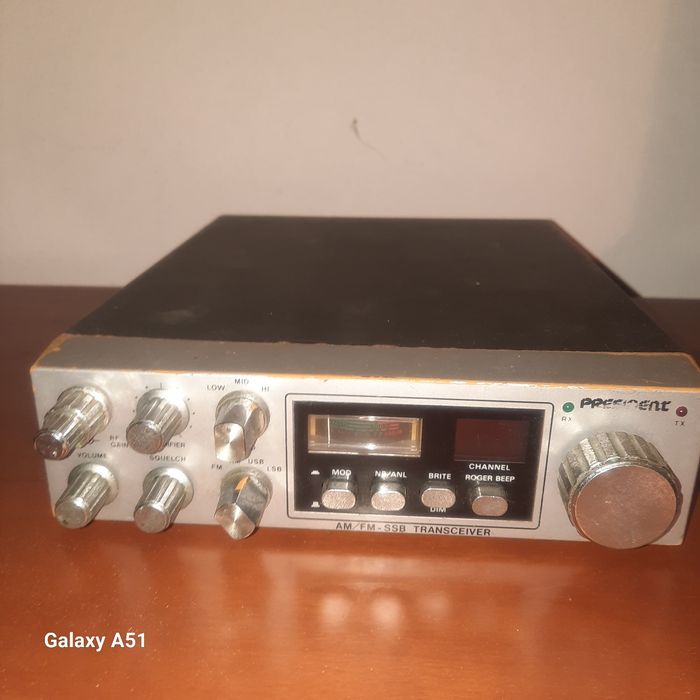 Rádio cb presidente e medidores