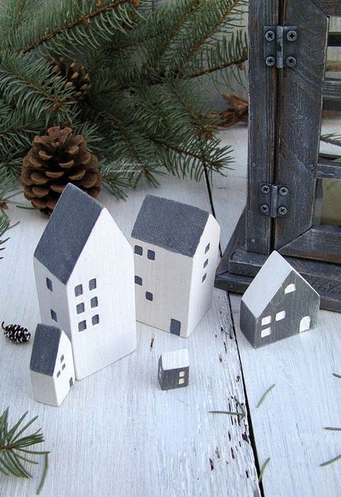 Різдвяний декор, будиночок, новорічні прикраси,подарунок на новий рік