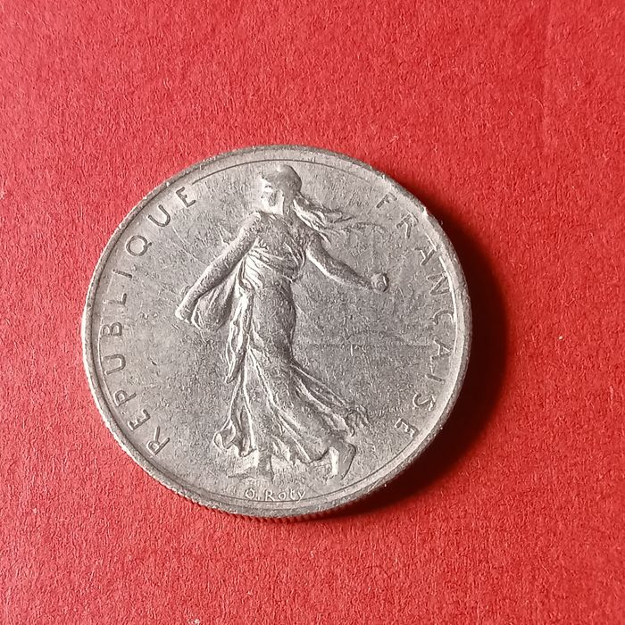moeda 1 franco frances 1960