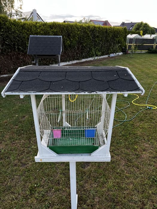 Stojak na klatkę dla papug + klatka GRATIS