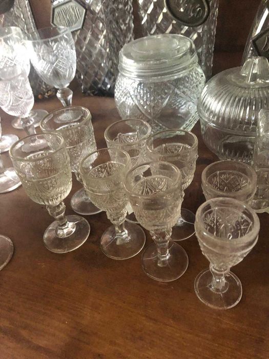 Frascos e Copos de cristal