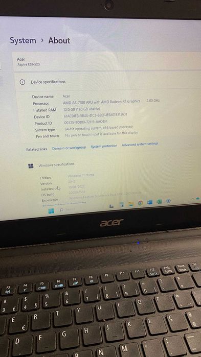 Portátil Acer Aspire ES1-523