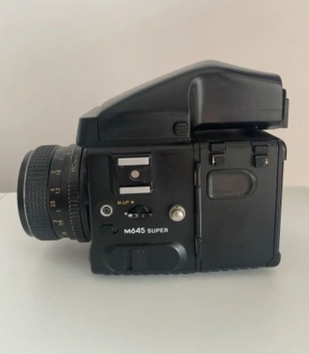Mamiya 645 Super + Sekor 80mm 2.8 + pryzmat AE