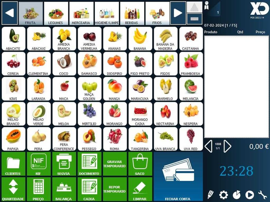 Registadora /  POS para Supermercado com Balança