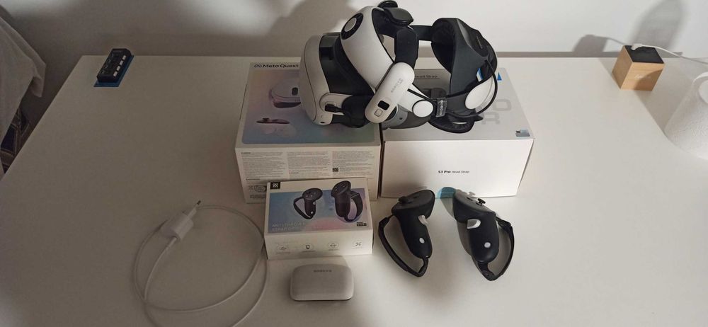 Meta Quest 3 512 GB + zestaw premium akcesoriów BoboVR / AMVR