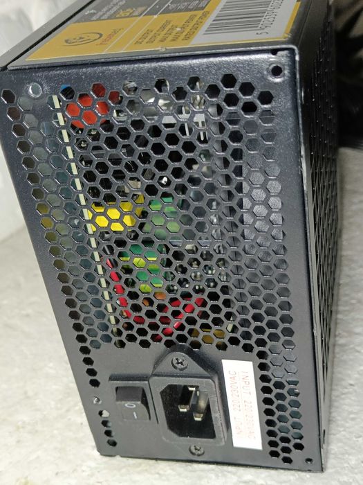 Блок живлення REBELTEC 500W 80 PLUS BRONZE 8+8GPU 8pin CPU як НОВИЙ!