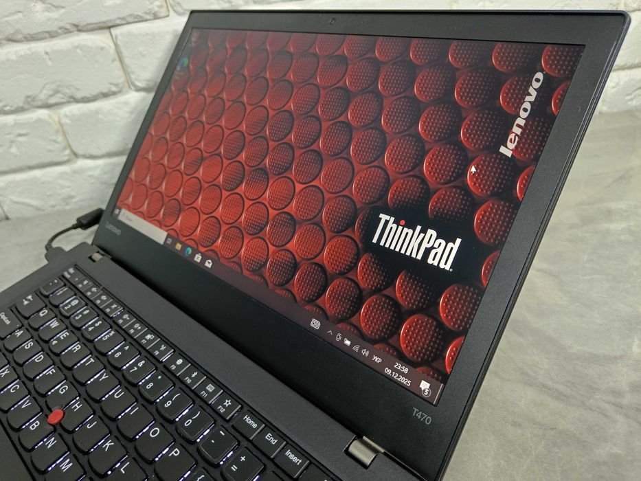 Ноутбук Lenovo T470 FULL HD IPS i5-7300U 8GB DDR4 SSD 128GB БАТАРЕЯ +
