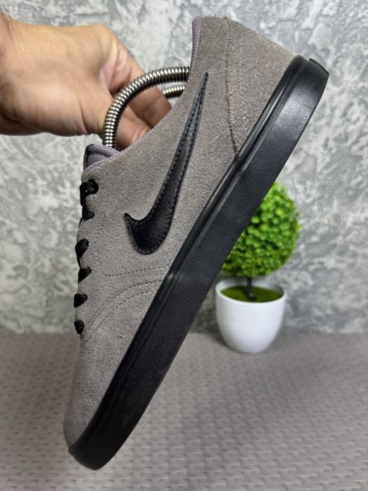Nike SB Check кроссовки кеды 44 размер замшевые спортивные серые