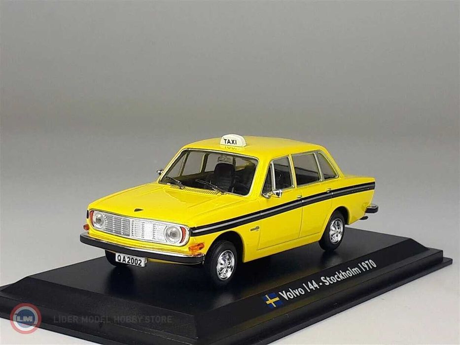 Volvo 144 Stockholm TAXI - 1970 - 1:43 Atlas