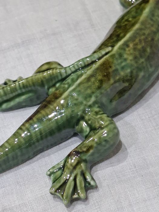 Lagarto , Sardão  , Iguana em cerâmica das Caldas