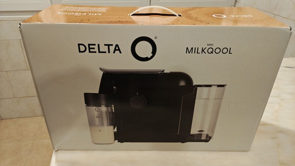 máquina de café de cápsulas delta q mini milk qool