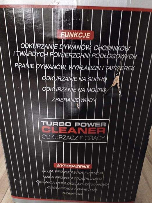 Sprzedam odkurzacz piorący Turbo Power Cleaner firmy Welmax*