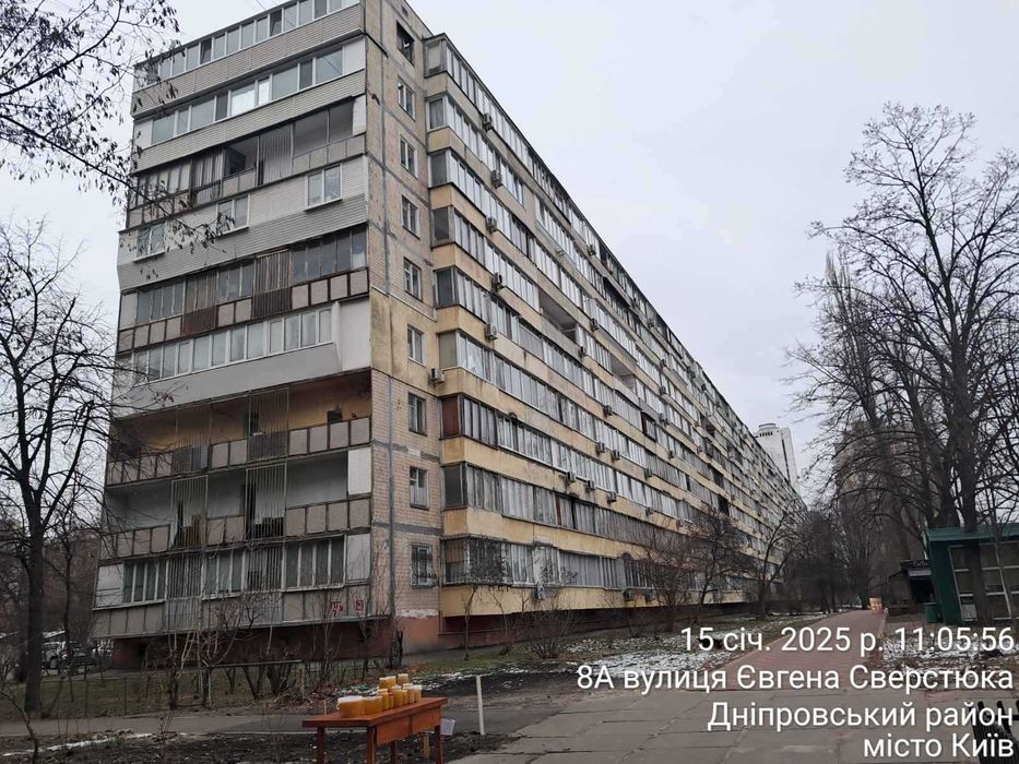 1-кім вул.Сверстюка Євгена, буд. 8а М"Лівобережна"-5хв.пішки Терміново