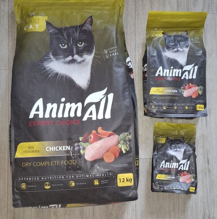 Корм Animall 1.5  -12 кг Супер-премиум, Акция