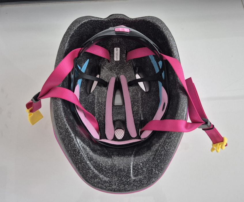 Kask rowerowy dziewczęcy M/L,  52-56 cm