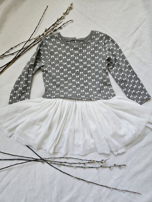 Сукня тепла святкова Matalan 12-18 місяців. ( 86-92 см)