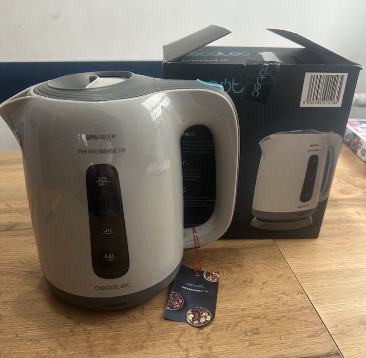 Cecotec ThermoSense 170 czajnik elektryczny, pojemność 1,7 litra,