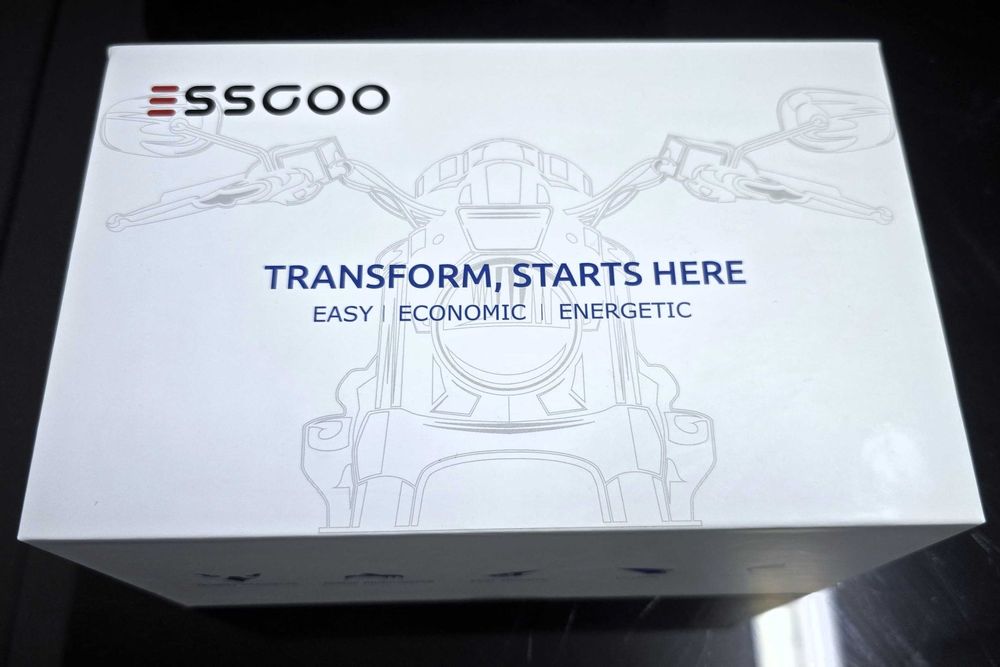 Android Auto/CarPlay para Moto, écran 5", marca ESSGOO, NOVO