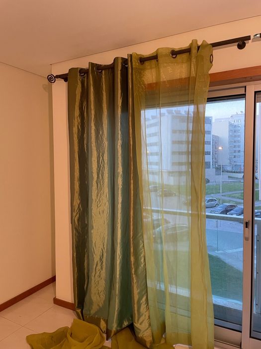 Cortinas de sala + varão