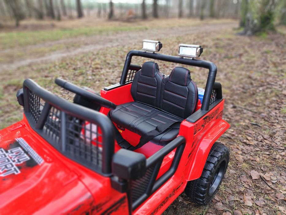 Auto Na Akumulator Jeep 4x4 Dla Dziecka - Pilot - Miękkie koła