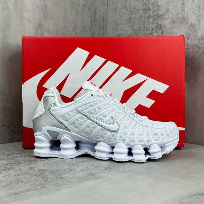 Buty meskie Nike_Shox_TL Biały buty sportowe R.43