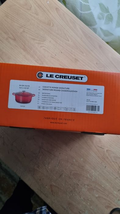 Garnek żeliwny emaliowany LE CREUSET 4.2 L.
