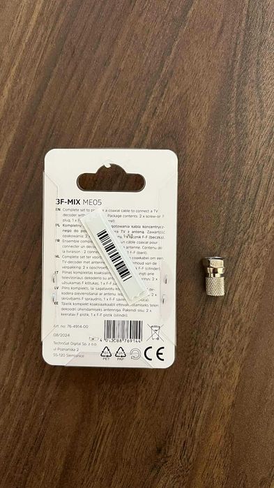 Kabel antenowy 10 m i zestaw antenowy ME05 2xF 1xFF [TECHNISAT]