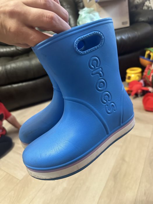 Сапоги резиновые Crocs 32-34 размер