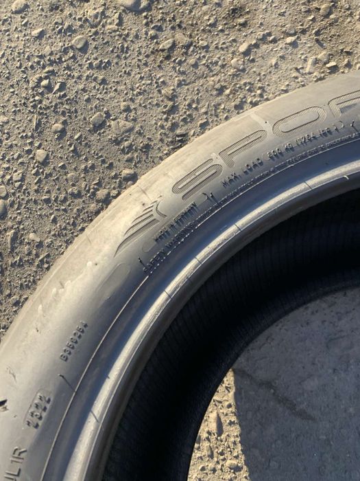 Шини 245/50 R18 пара Dunlop   2022p літо 5.5мм