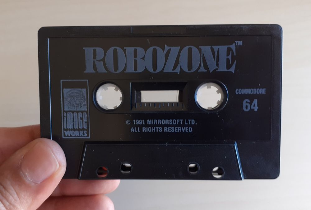 Robozone | Completo Commodore 64 c64 | Caixa + Cassete + Manual de Instruções