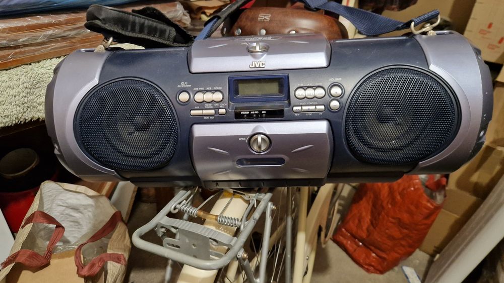 Boombox JVC RV-B55BU jak nowy pilot