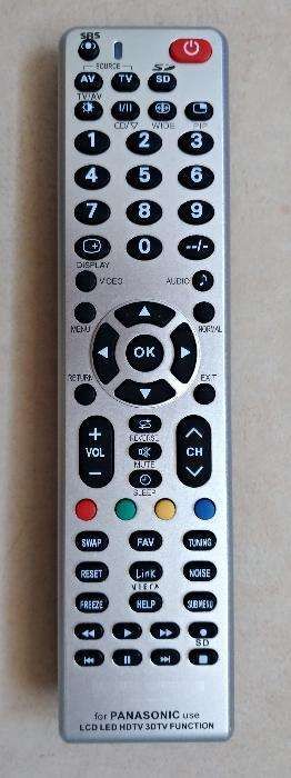 Comando Universal de TVs, LCDs, LEDs - Samsung; LG; Panasonic; Philips