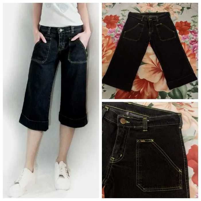 Джинсові шорти для дівчинки підлітка шорты джинсовые удлиненные черные