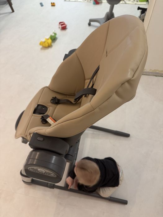Krzesełko do karmienia + huśtawka 3w1 Kikka Boo Swing Prima Beige – stan idealny