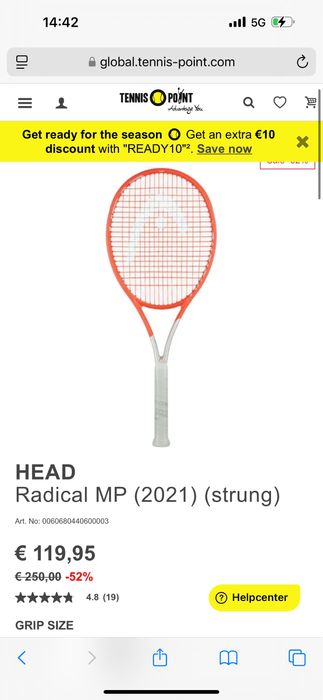 Estou a vender  dois  raquete HEAD, em bom estado