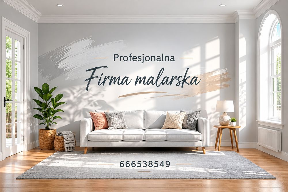 Usługi malarskie wysokiej jakości. Malowanie ścian, mieszkań, domów, biur. Firma malarska.