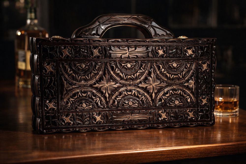 Нарди різьблені з дерева липи — ексклюзивний подарунок ручної роботи