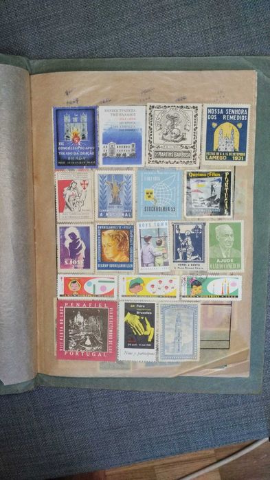 Coleção de selos antigos - raridades para colecionadores!