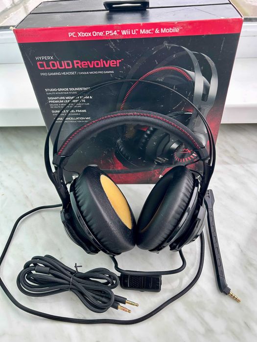 Геймерські наушники Kingston HyperX Cloud Revolver HX-HSCR-BK