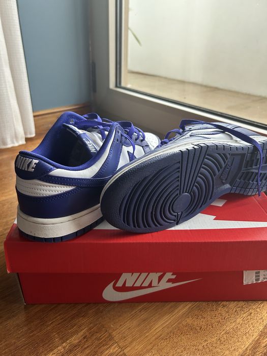 Dunk nike azuis e brancas
