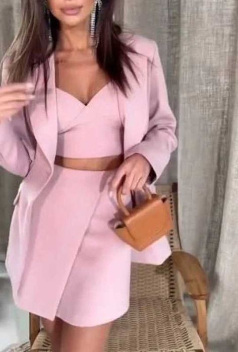 Lou S komplet marynarka spódnica top