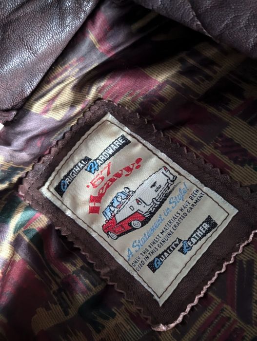 Вінтажка шкіряна куртка бомбер Heavy 57 Harley Davidson New Rock