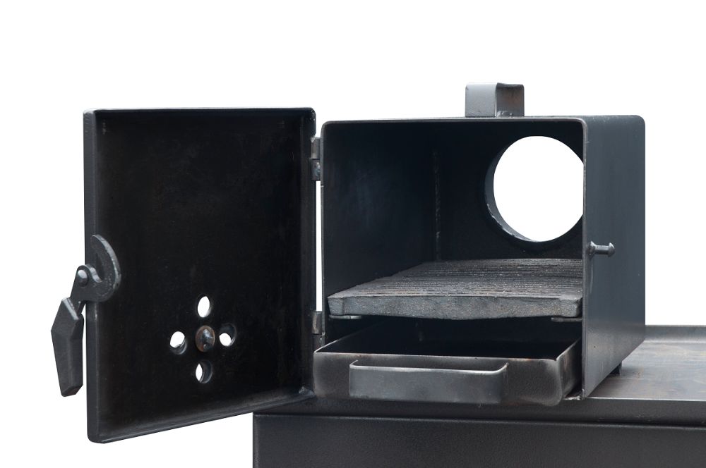 Wędzarnia ogrodowa metalowa 55x55cm 175cm